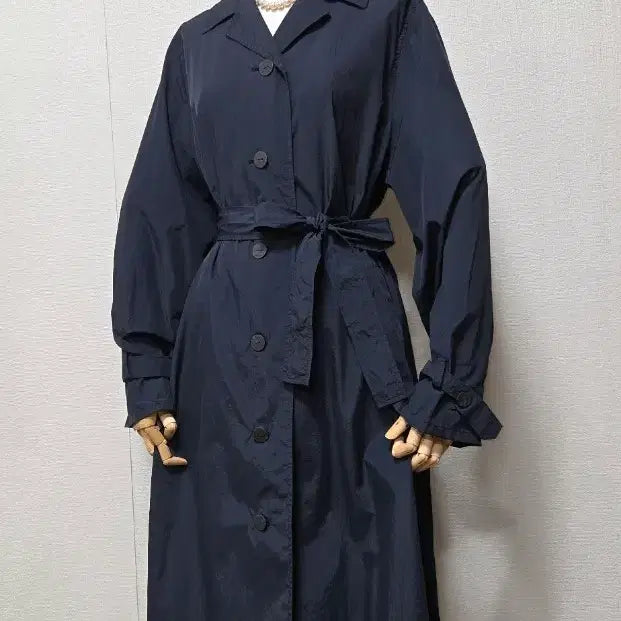 [BUNJANG] Plastic Island Trench Coat / 플라스틱 아일랜드 트렌치 코트