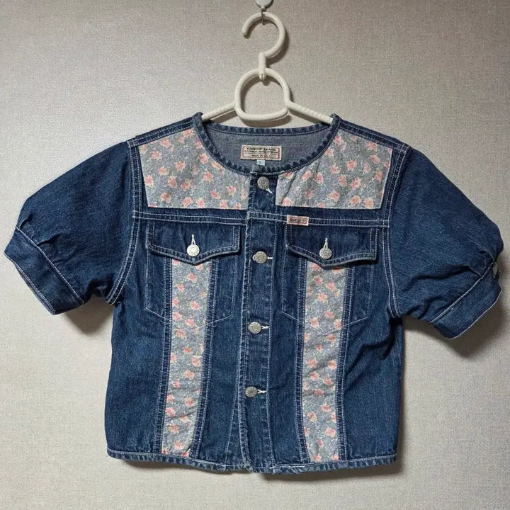 [BUNJANG] Guess Georges Marciano Short Sleeve Denim Jacket L / 게스 GEORGES MARCIANO 반팔 청자켓 L