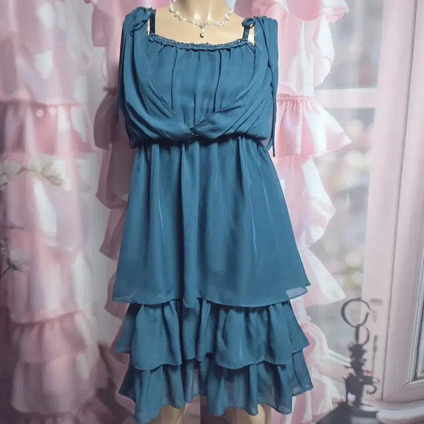 [BUNJANG] Axies Farm Fairy Layered Dress / 엑시즈팜 페어리 캉캉 원피스