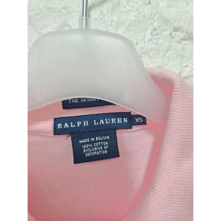 [BUNJANG] Polo Ralph Lauren Pink Short Sleeve Polo Shirt / XS 폴로랄프로렌 핑크 반팔 카라 티셔츠 D124