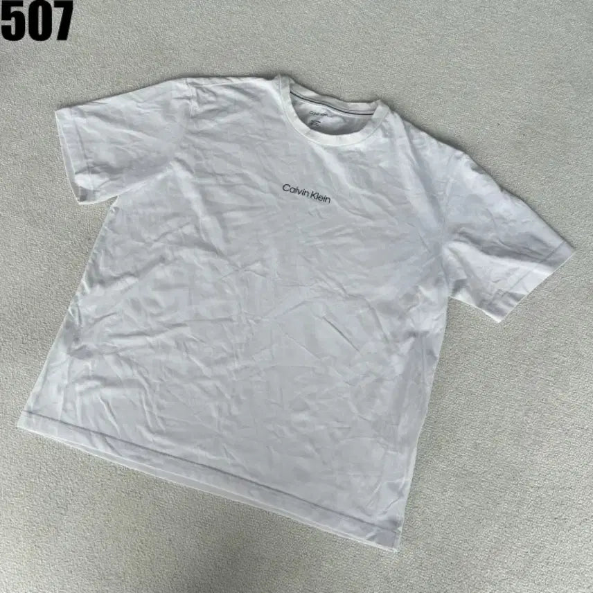 [BUNJANG] Calvin Klein White Short Sleeve T-Shirt XXL / 캘빈클라인 흰색 반팔 티셔츠 XXL