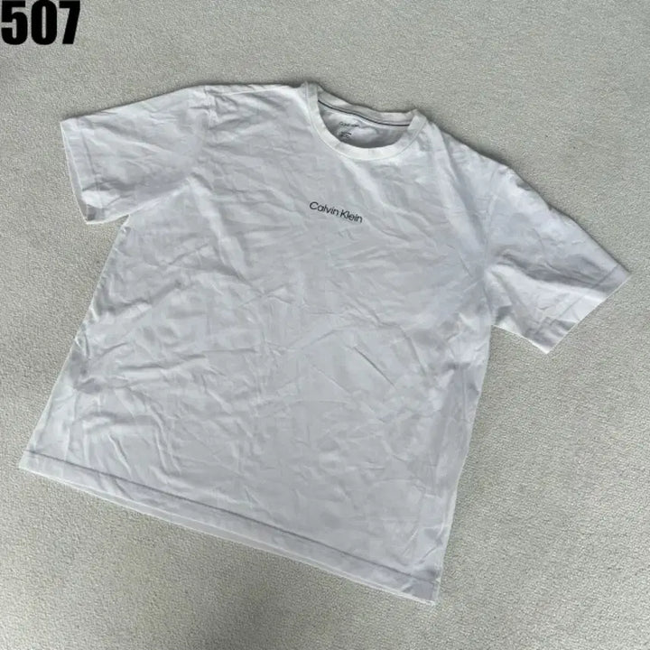 [BUNJANG] Calvin Klein White Short Sleeve T-Shirt XXL / 캘빈클라인 흰색 반팔 티셔츠 XXL