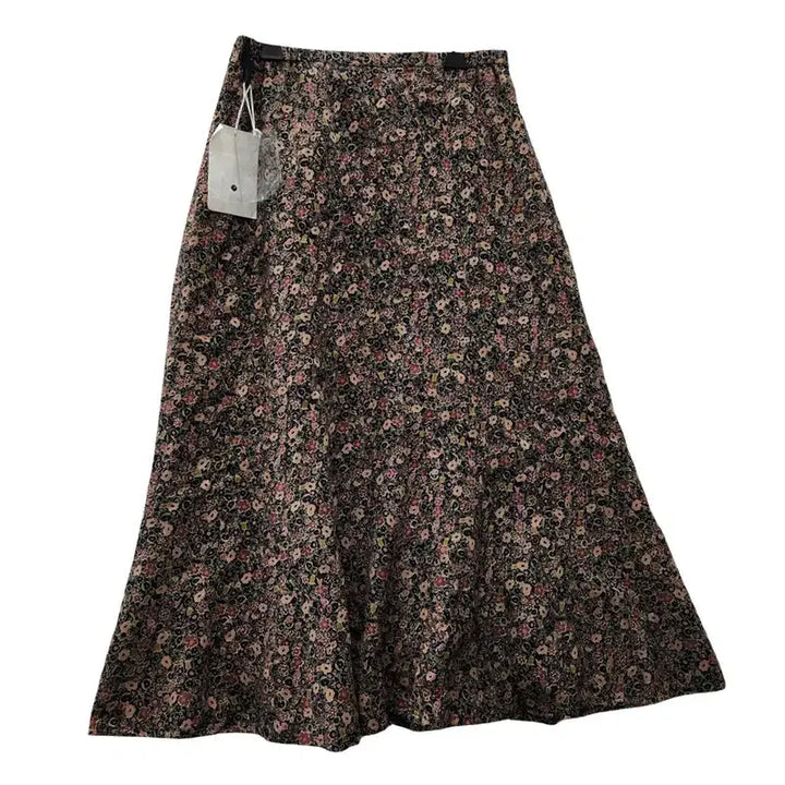 [BUNJANG] Mini Flower Flare Long Skirt (Made in Japan) / [새상품] 미니플라워 플레어 롱스커트 MADE IN JAPAN