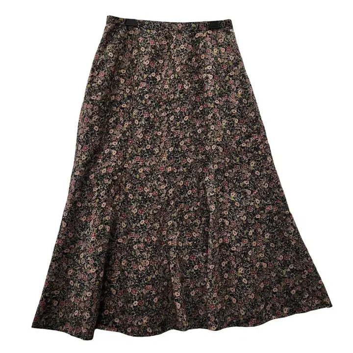 [BUNJANG] Mini Flower Flare Long Skirt (Made in Japan) / [새상품] 미니플라워 플레어 롱스커트 MADE IN JAPAN
