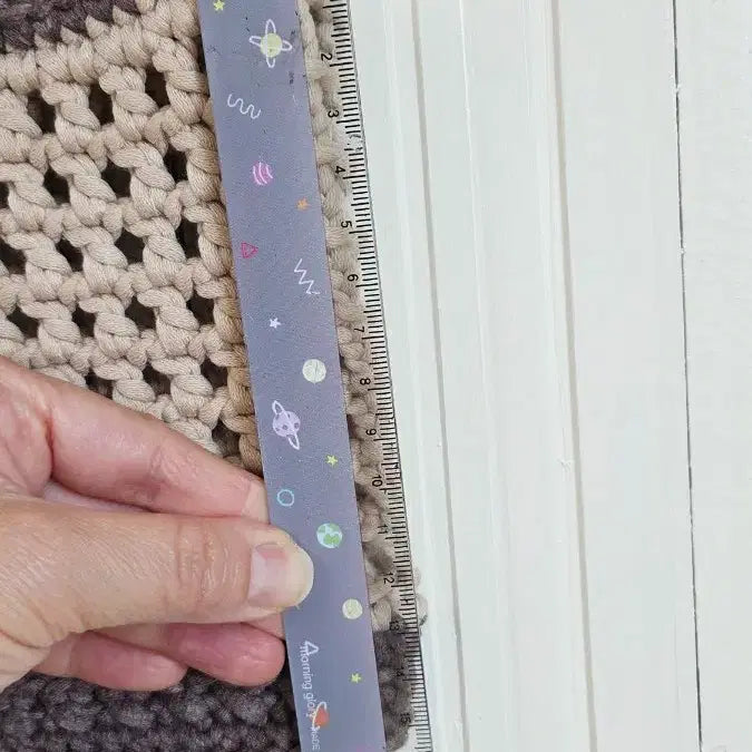[BUNJANG] Handmade Knitted Mini Crossbody Bag for Phone / 새상품)  뜨개 핸드폰 미니크로스백