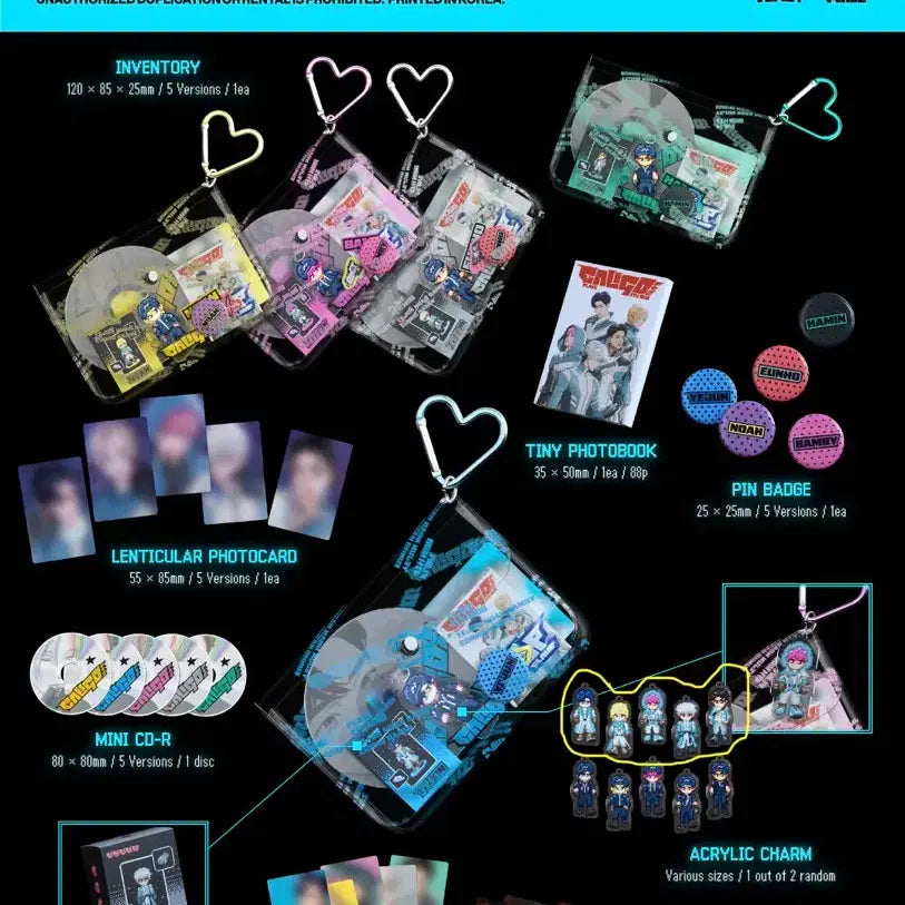 [BUNJANG] PLAVE Kaligo Part 2 Inventory (Concert Ver. A) Sealed Set / [팝니다] 1set (키링 컨포A)플레이브 인벤토리 앨범 미개봉