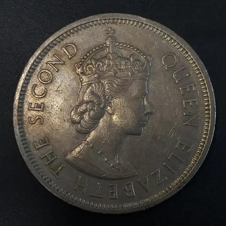 [BUNJANG] 1972 Hong Kong 1 Dollar Coin / 1972년 홍콩 1달러 동전 w866