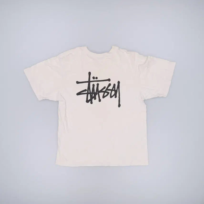 [BUNJANG] M Vintage Small Logo Short Sleeve T-Shirt / M 빈티지 스몰로고 반팔티 0507H1