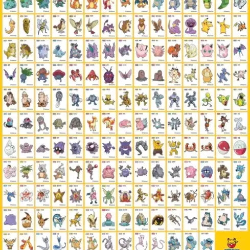 [BUNJANG] Pokemon Sticker Set (Seasons 1-3 &amp; New) / 포켓몬스터 띠부씰 시즌3+23년new