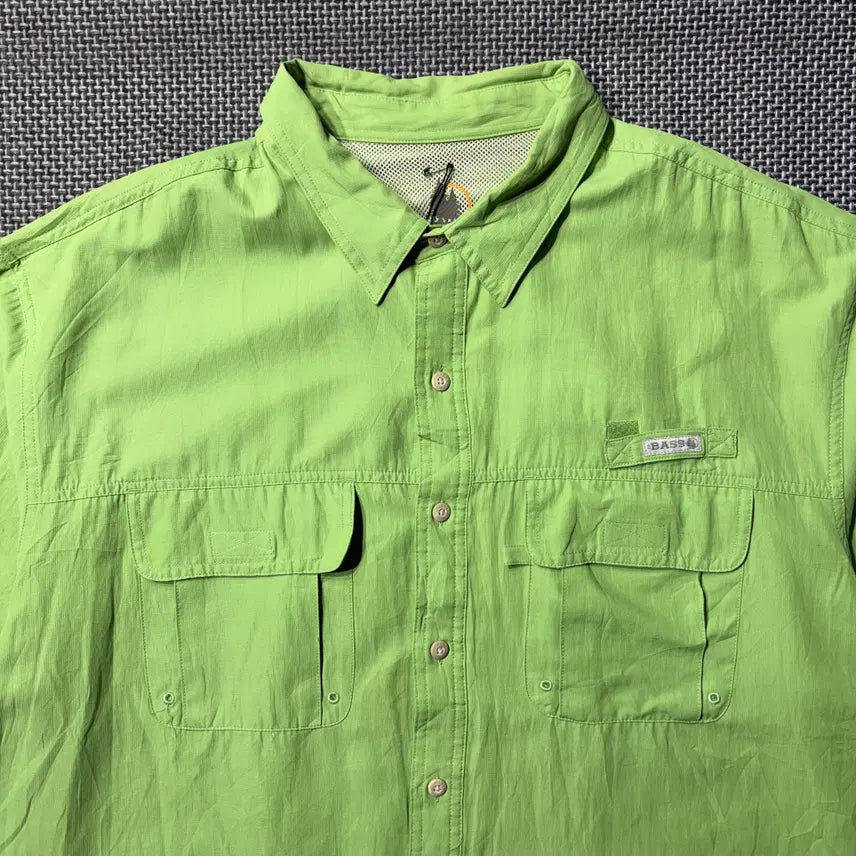 [BUNJANG] BASS Outdoor Fishing Shirt / BASS 아웃도어 피싱 셔츠 old-8698