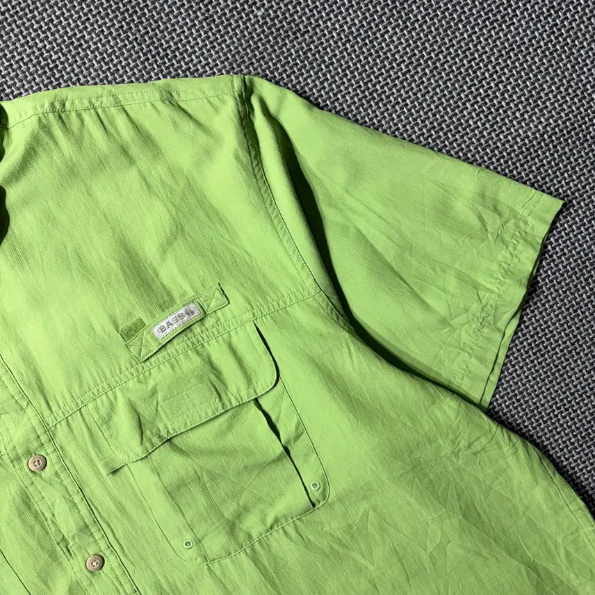 [BUNJANG] BASS Outdoor Fishing Shirt / BASS 아웃도어 피싱 셔츠 old-8698