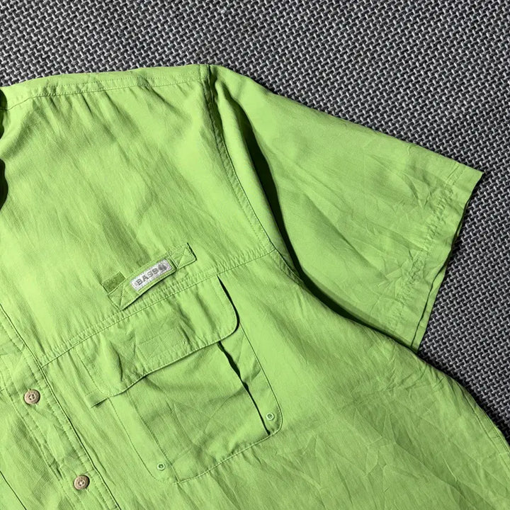[BUNJANG] BASS Outdoor Fishing Shirt / BASS 아웃도어 피싱 셔츠 old-8698