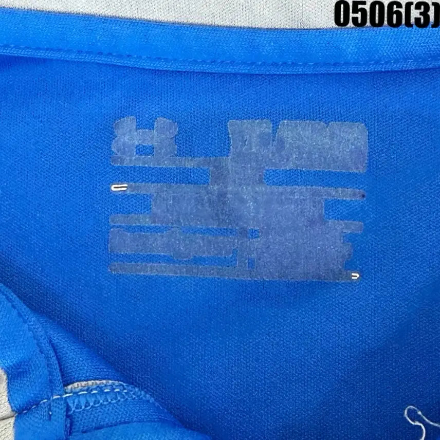 [BUNJANG] Under Armour Blue Long Sleeve Polo T-Shirt / 언더아머 블루 긴팔 카라넥 티셔츠 0506(3)