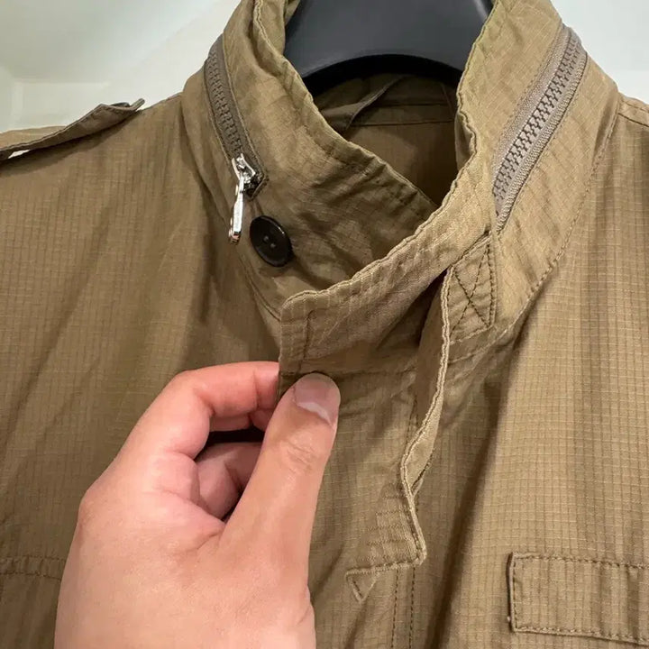 [BUNJANG] Peuterey Khaki Field Jacket M / PEUTEREY 페트레이 카키색 야상 점퍼