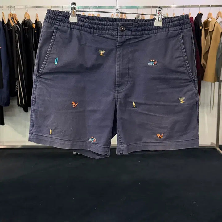 [BUNJANG] Polo Ralph Lauren Embroidered Shorts (Size S) / [택포] [S] 폴로랄프로렌 자수 반바지