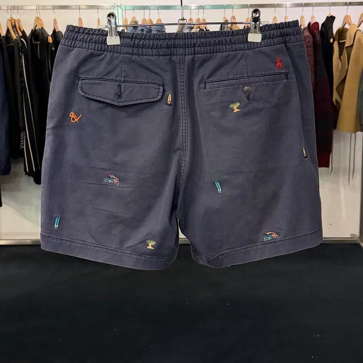 [BUNJANG] Polo Ralph Lauren Embroidered Shorts (Size S) / [택포] [S] 폴로랄프로렌 자수 반바지