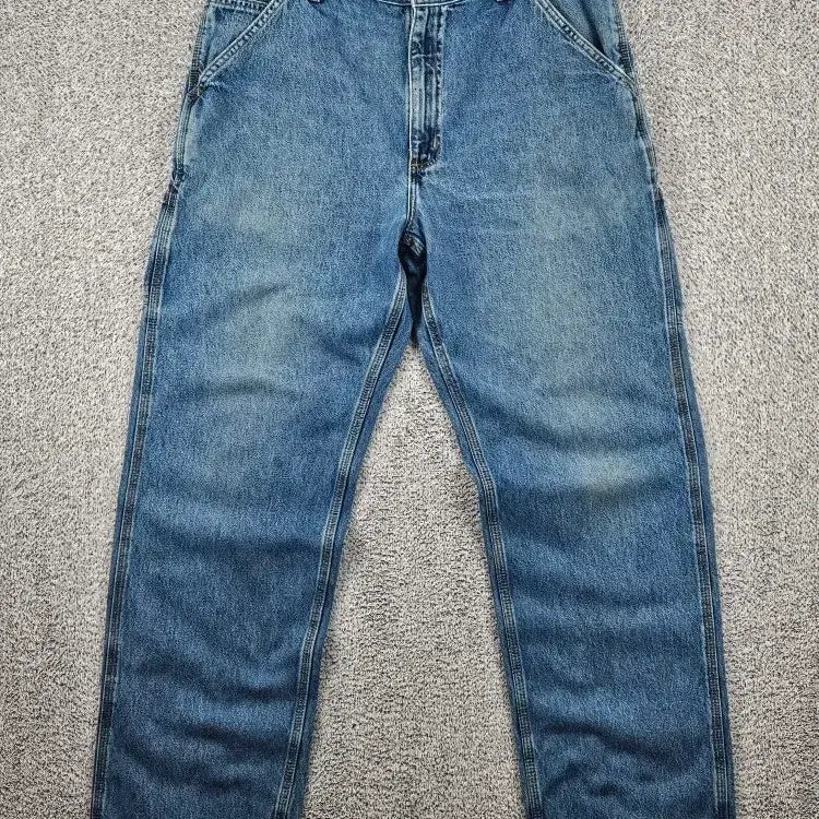 [BUNJANG] Carhartt Denim Single Knee Carpenter Pants / 칼하트 데님 싱글니 카펜터 팬츠 (34X34추정) / 12115