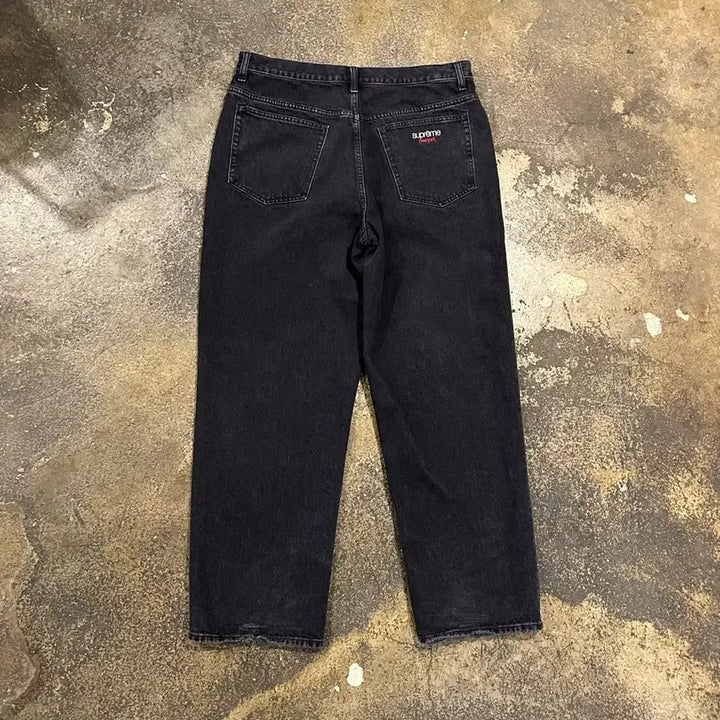 [BUNJANG] Supreme Black Denim Baggy Jeans FW24 Size 34 / 24Fw 슈프림 블랙 데님 배기진