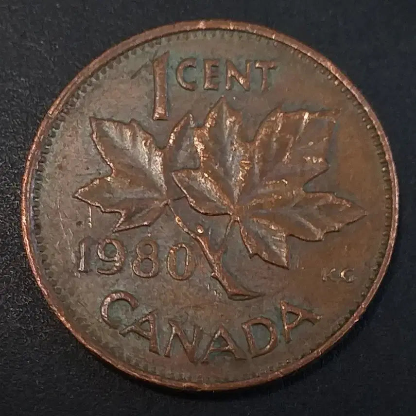 [BUNJANG] 1980 Canada 1 Cent Coin / 1980년 캐나다 1센트 동전 w868