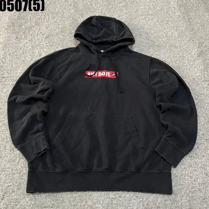 [BUNJANG] Nike Just Do It Black Hoodie / 나이키 Just Do It 블랙 후드티