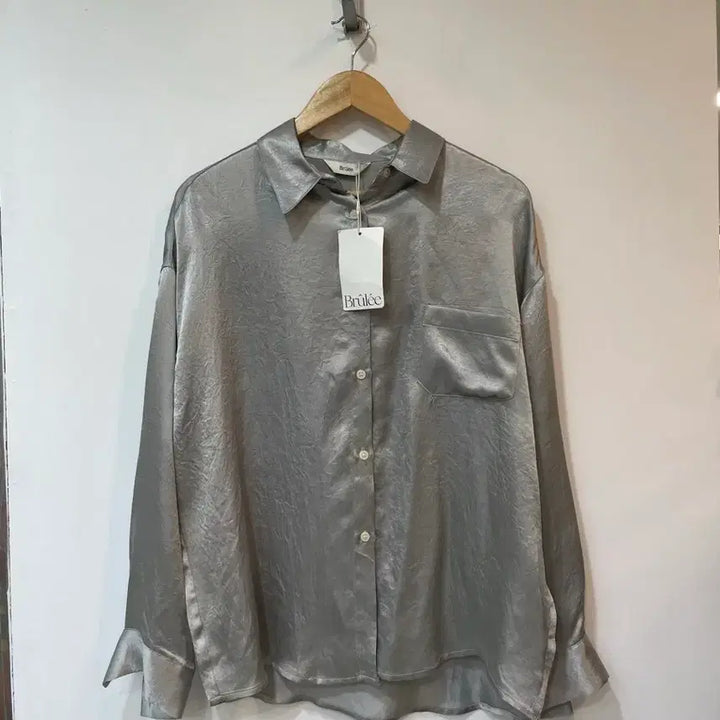 [BUNJANG] Brulee Silver Shirt / (새상품) Brulee 실버 셔츠