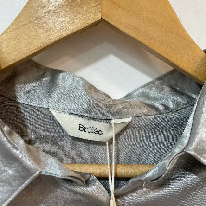 [BUNJANG] Brulee Silver Shirt / (새상품) Brulee 실버 셔츠