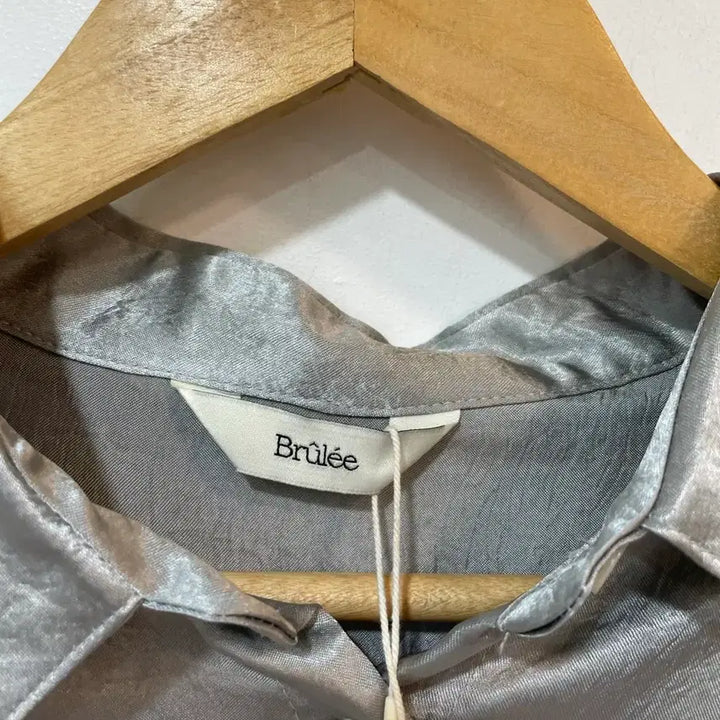 [BUNJANG] Brulee Silver Shirt / (새상품) Brulee 실버 셔츠