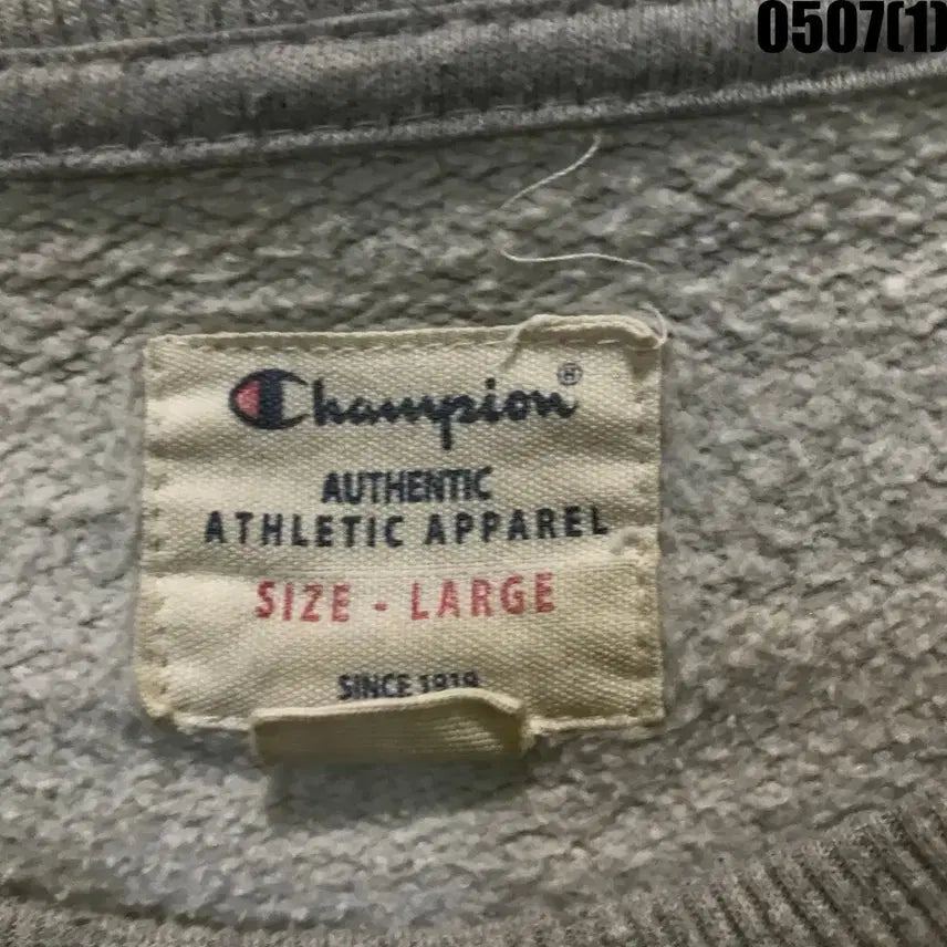 [BUNJANG] Champion Sweatshirt Grey L / 챔피온 맨투맨 티셔츠 회색 L