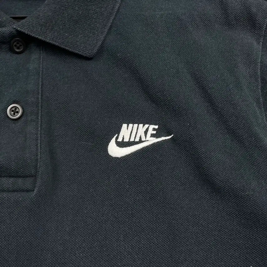 [BUNJANG] Nike Black PK Short Sleeve Polo T-Shirt / 나이키 블랙 pk 반팔 카라티