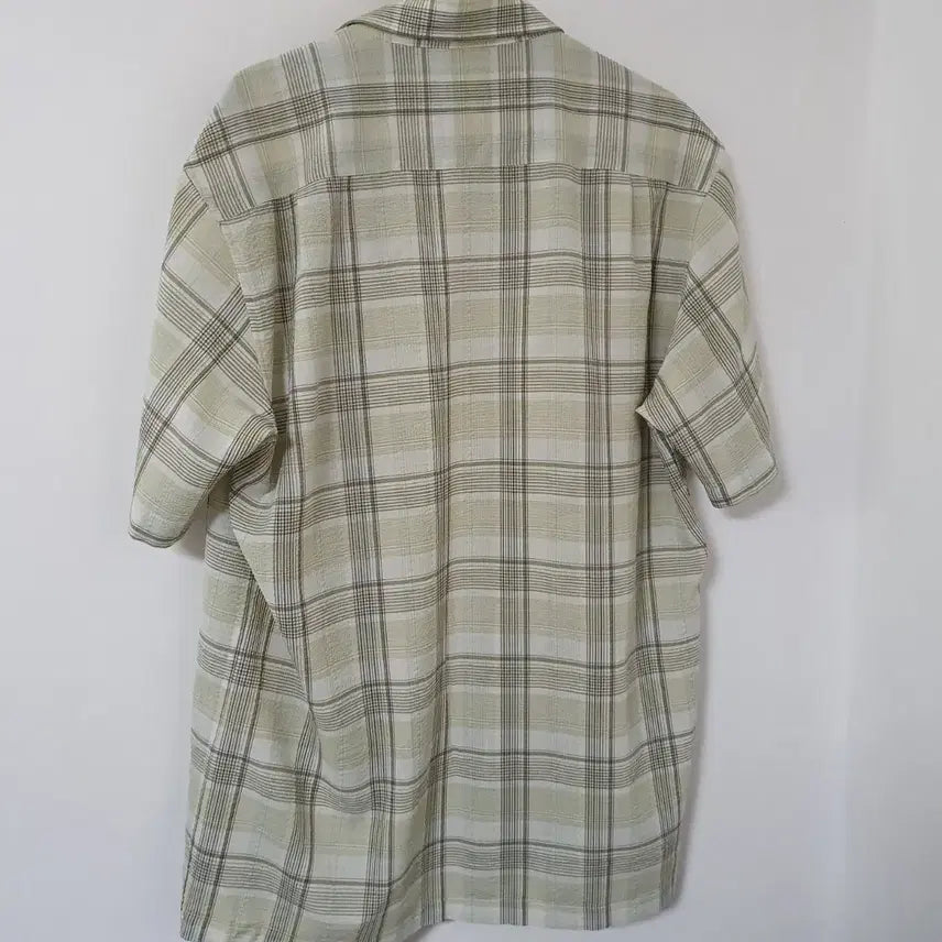 [BUNJANG] INDIAN Check Short Sleeve Shirt Size 95 / INDIAN 체크 반팔 셔츠95