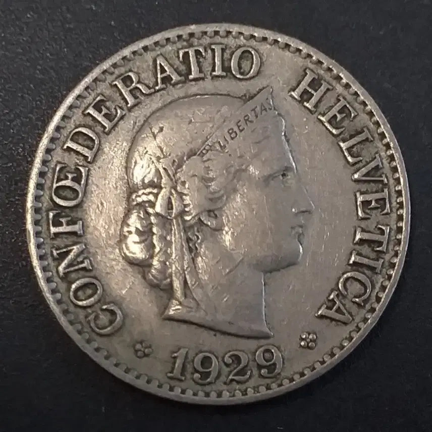 [BUNJANG] 1929 Swiss 10 Rappen Coin / 1929년 스위스 10라펜 동전 w869