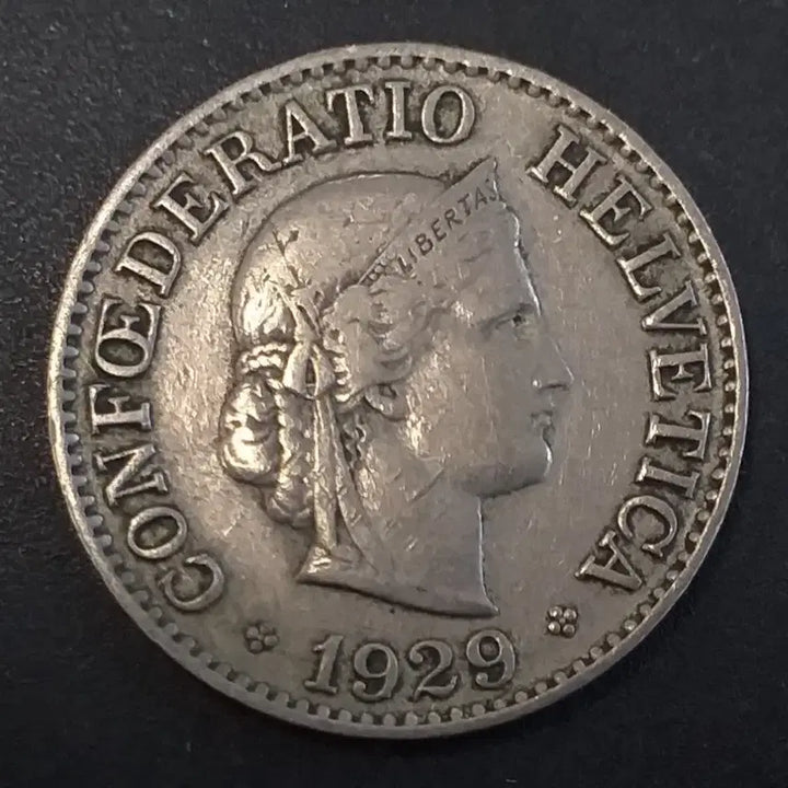 [BUNJANG] 1929 Swiss 10 Rappen Coin / 1929년 스위스 10라펜 동전 w869