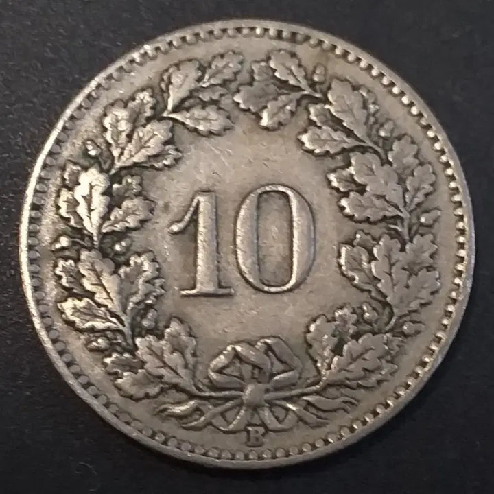 [BUNJANG] 1929 Swiss 10 Rappen Coin / 1929년 스위스 10라펜 동전 w869