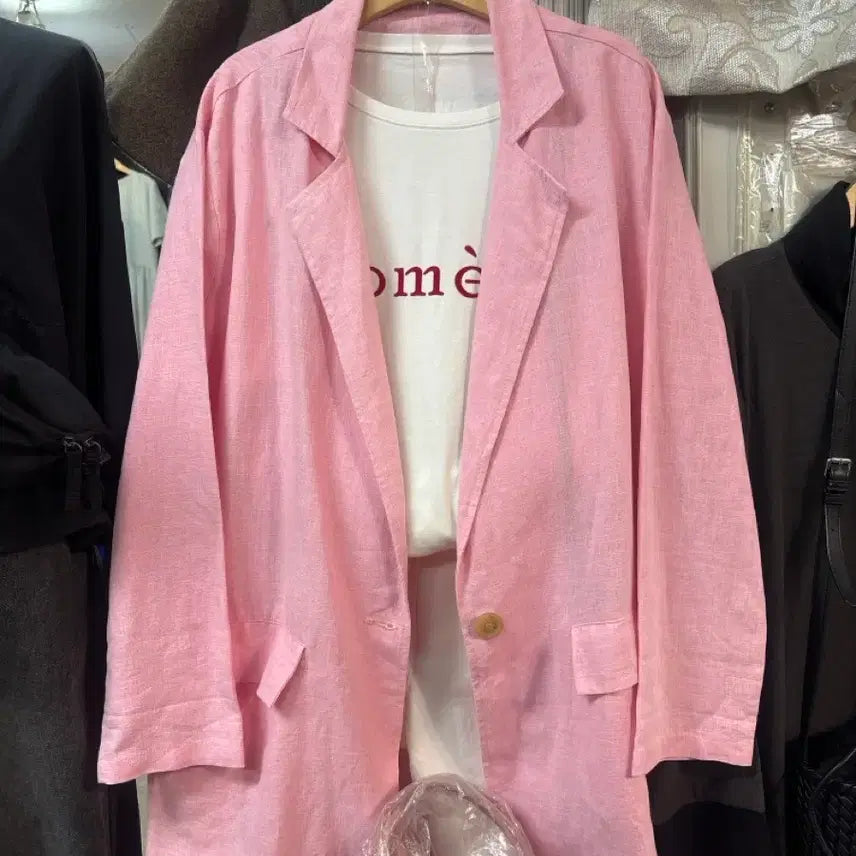 [BUNJANG] Linen Long Jacket / 린넨 롱자켓