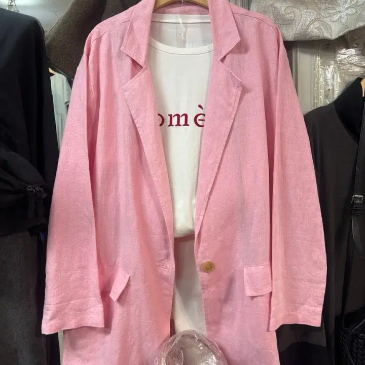 [BUNJANG] Linen Long Jacket / 린넨 롱자켓