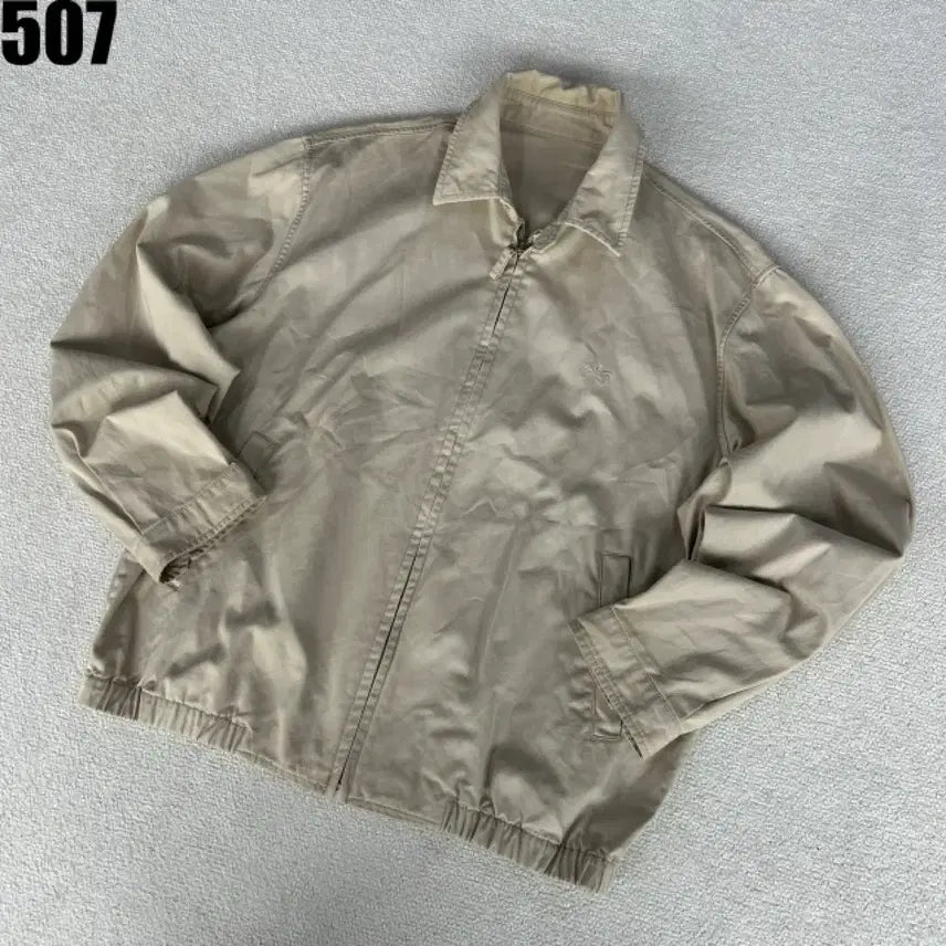 [BUNJANG] Beige Cotton Jacket 100 / 베이글 베이지 면 자켓 100