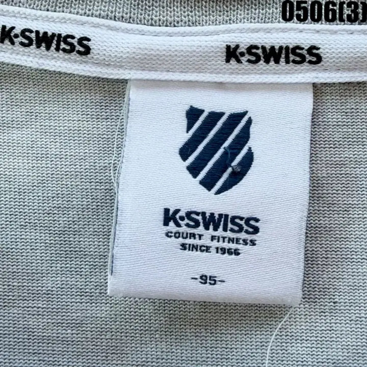 [BUNJANG] K-SWISS Gray Long Sleeve T-Shirt / 95 케이스위스 그레이 긴팔 티셔츠 0506(3)