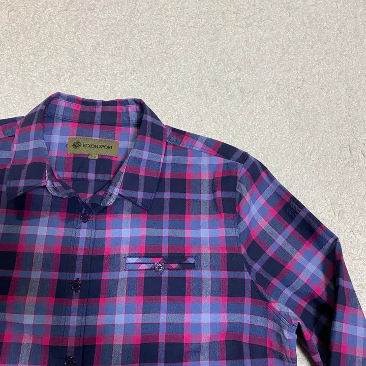 [BUNJANG] KOLON SPORT Checked Shirt Women&