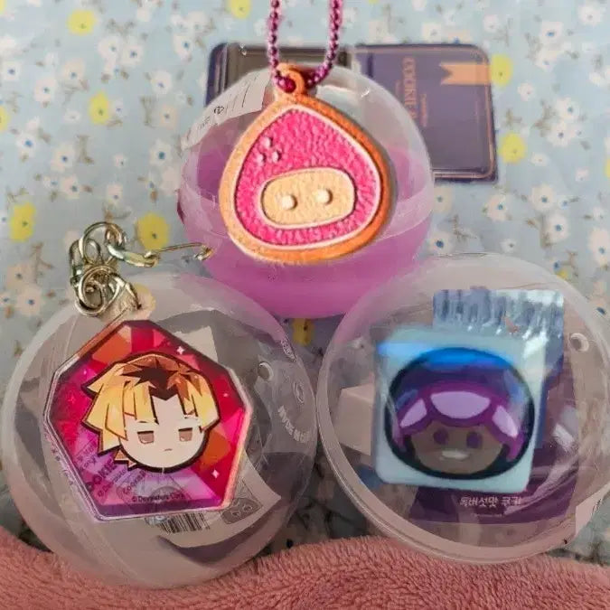 [BUNJANG] Cookierun Kingdom Cookie &amp; More PVC, Keycap, and Soulstone Keychain Bundle Set / [일괄] 쿠키런 킹덤 쿠키앤모어 Pvc + 키캡키링 + 영혼석 키링