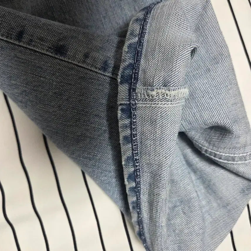 [BUNJANG] Pottery One Washed Wide Denim Light Blue Size 2 / 포터리 와이드데님 라이트블루 2사이즈