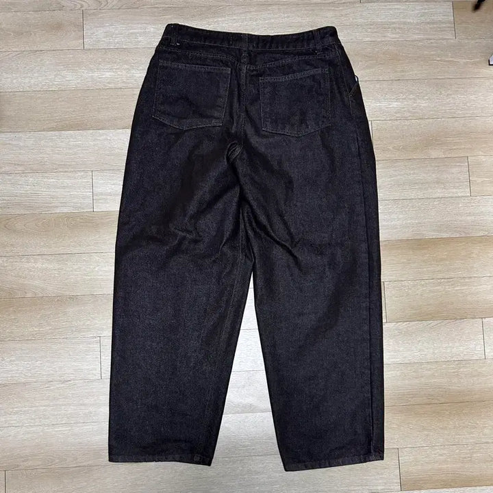 [BUNJANG] Anchor Chord Wide Pin-tuck Denim Pants Brown M / 어널러코드 와이드 핀턱 데님 팬츠 브라운 M