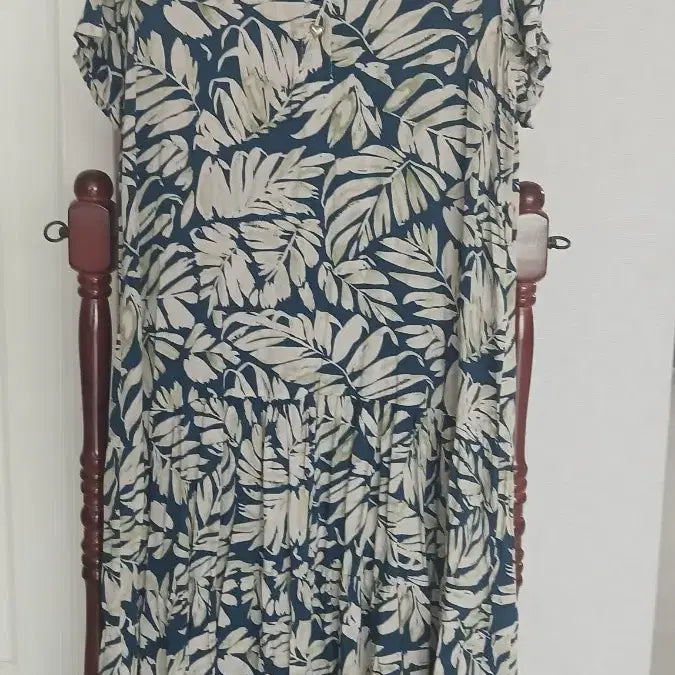 [BUNJANG] LE CEIL BLUE Floral Long Dress / LE CEIL BLUE 플로럴 롱 원피스