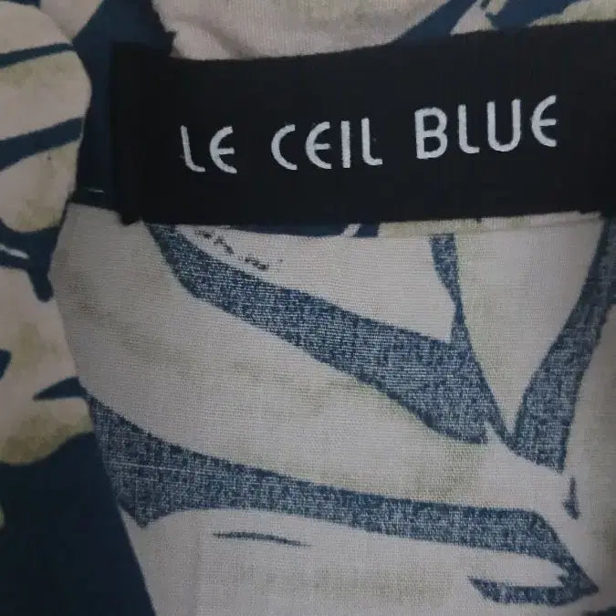 [BUNJANG] LE CEIL BLUE Floral Long Dress / LE CEIL BLUE 플로럴 롱 원피스