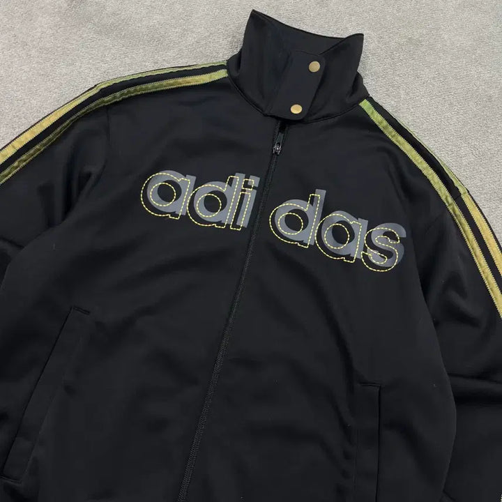 [BUNJANG] Adidas Neck Button Logo Jersey Track Jacket / 95 아디다스 넥버튼 로고 져지 트랙자켓