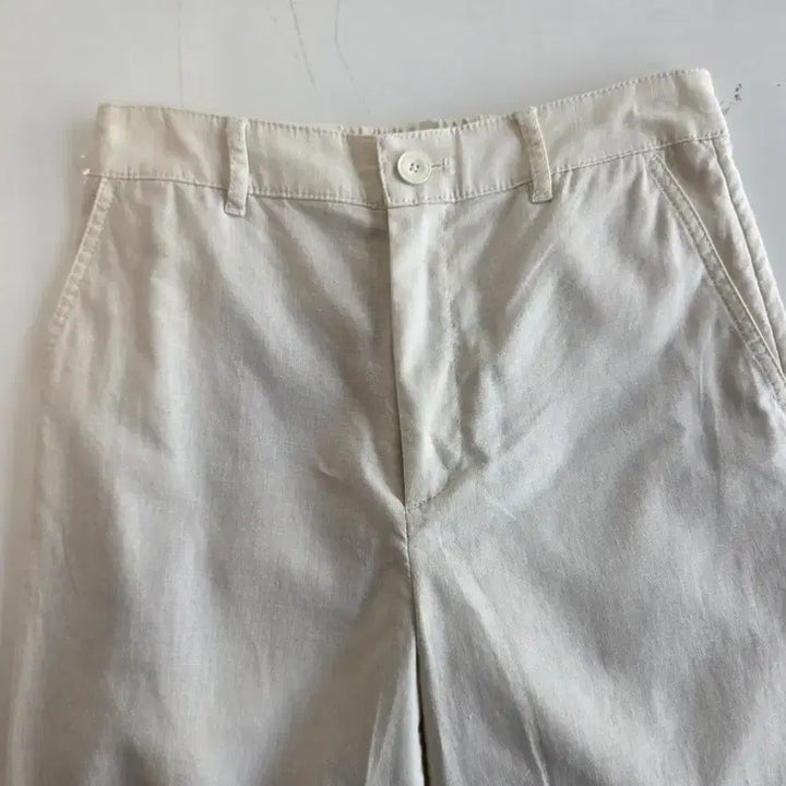 [BUNJANG] Uniqlo Linen Pants Beige S / 유니클로 린넨팬츠 베이지 S