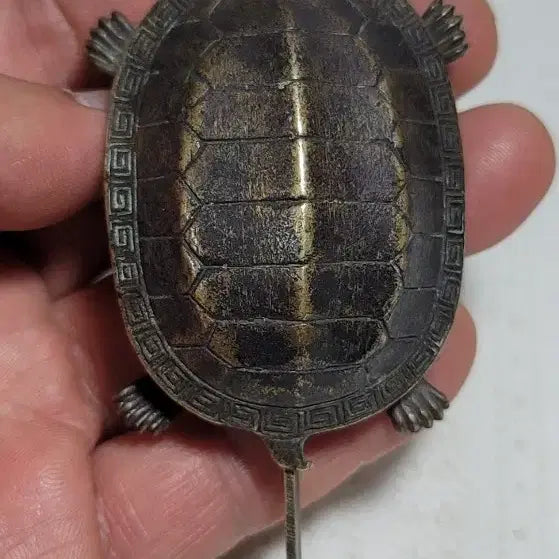 [BUNJANG] Brass Turtle Lock (Small) - Rare Folk Item / 황동거북자물쇠(소형)희귀민속품