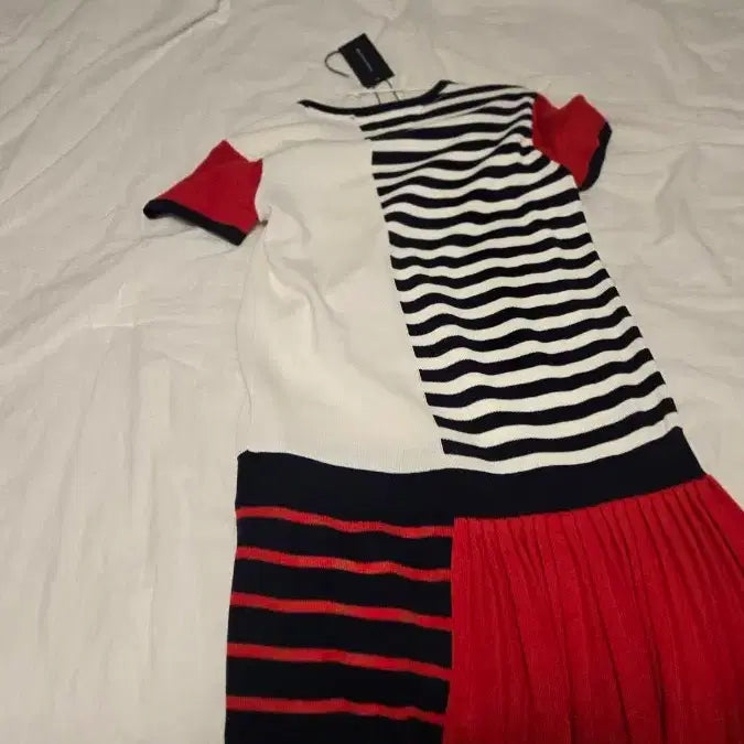 [BUNJANG] Tommy Hilfiger Color-Block Knit Dress / 타미힐피거의 배색 니트 원피스
