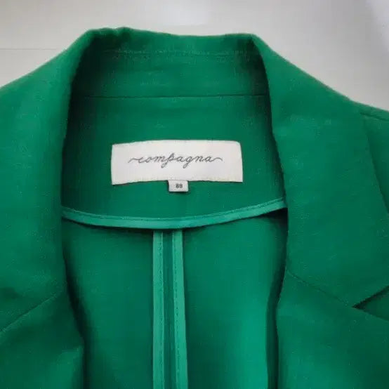 [BUNJANG] Compagna Green 7-Sleeve Jacket (Size 77-88) / 산뜻한 그린색 7부 자켓 77~88