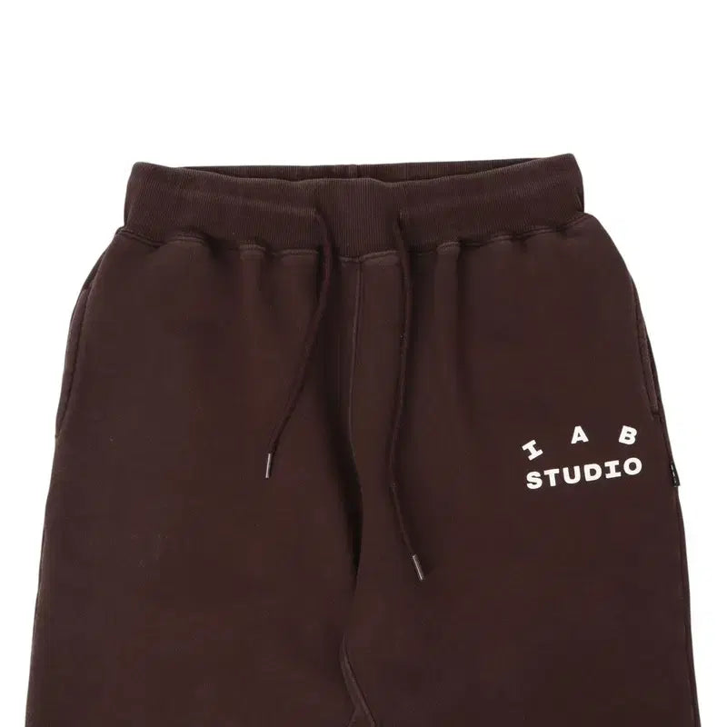 [BUNJANG] IAPP Studio Brown Sweat Jogger Pants / 아이앱 스튜디오 브라운 스웻 조거팬츠