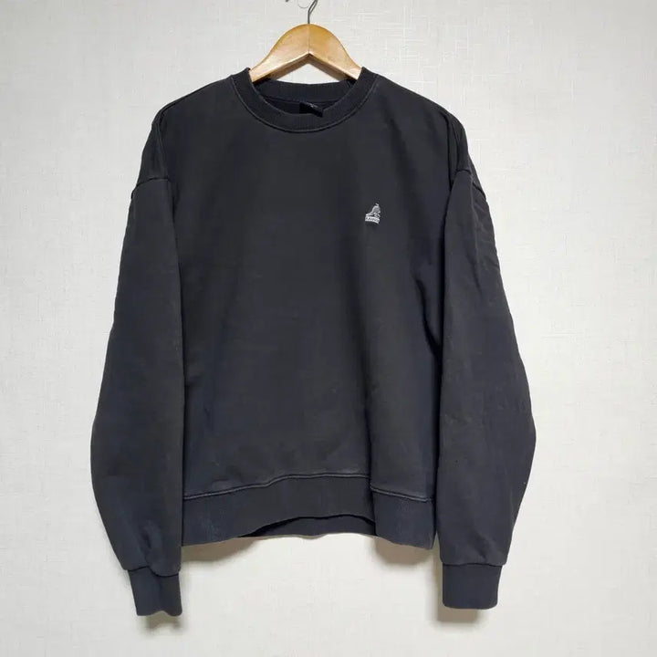 [BUNJANG] Kangol Oversized Sweatshirt Charcoal M-XXL / 캉골 오버핏스웻티 ~110프리사이즈
